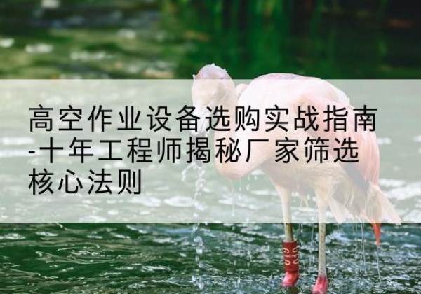 周口剪叉式升降机厂家-高空作业设备选购实战指南-十年工程师揭秘厂家筛选核心法则